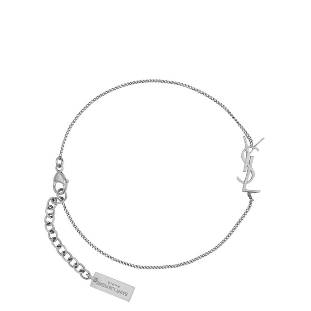 Saint Laurent Silver Chain Bracelet